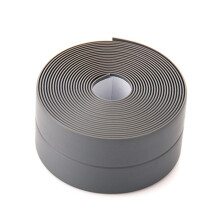 Waterproof Caulk Tape Self Adhesive Seal Strip for Bathroom Sink Tub Wall Corner 3.2m x 22mm Grey