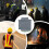 Hardhat Sun Shade Neck Shield, Breathable Cooling Hard Hat Protector For Welding, Material Handling, Universal Fit 4
