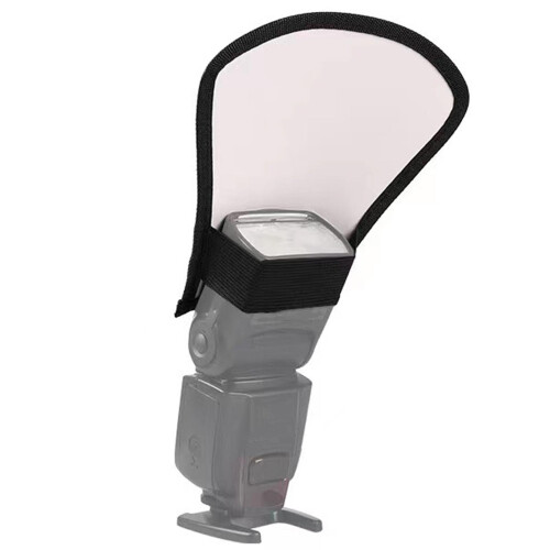 Photo Reflector Foldable Macro Diffuser For Camera, Portable Studio Reflector, White Surface, External Flash Compatible