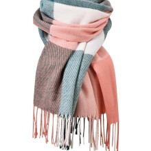 Scarf For Women Winter, Cashmere Feel Warm Long Blanket Scarves Oversized Plaid Shawl Soft And Cozy, Fashion Plaid Modeling Breathable And Warm Big
