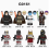 8Pcs Star Wars Toys Darth Maul Darth Vader Action Mini Figures 1