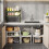 Kitchen Cabinet Shelf Organizer Versatile Storage Solutions Telescopic Storage Rack for Pantry Cupboard Under Sink Adjustable Width Heavy Duty 5