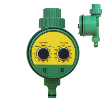 Garden Water Timer with Dual Knob Control, Programmable Outdoor Sprinkler and Hose Irrigation
