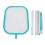 Heavy Duty Pool Skimmer, Fine Mesh Leaf Rake for Efficient Collection, Universal Pole Adapter Ensures Compatibility with All Pools 1