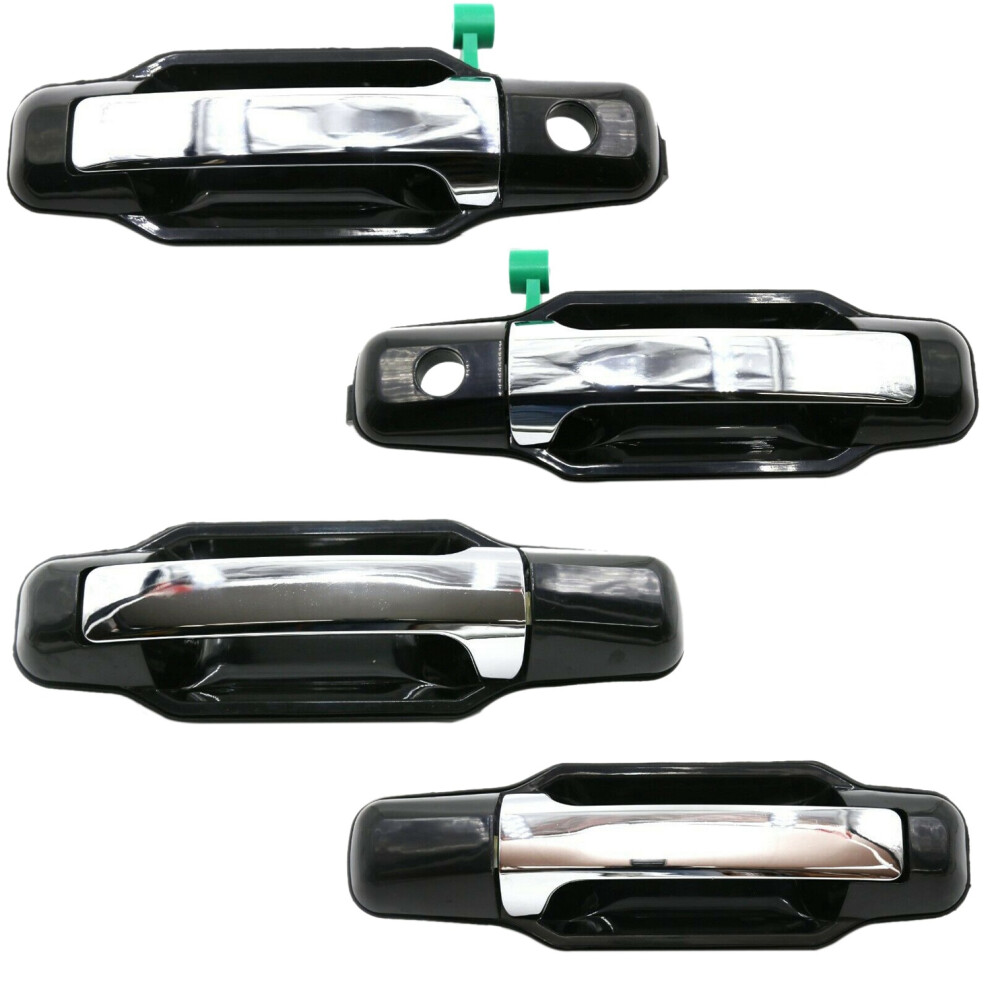 4Pcs Exterior Door Handle For Sorento 2003-2009 826503E021 826603E021 836503E01 Front Left/Right Silver 6034254842974