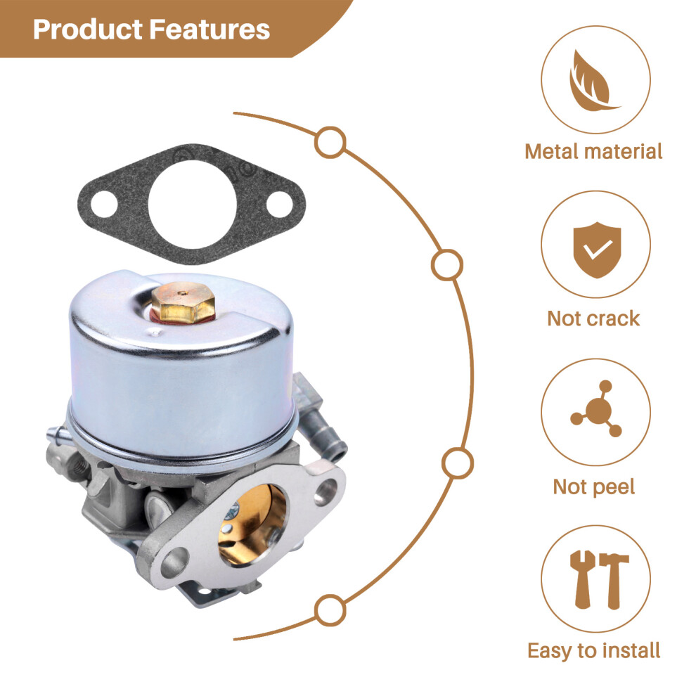 Carburetor Carb For Tecumseh 4Hp 5Hp Hsk50 Hs50 632107 632107A 640084B Snowblower 4712878892392