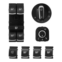 Conjunto de Conmutador de Gas Combustible de Faro de Ventana de 7 Unids para  Mk 5 6  para