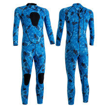 Mens Full Body 3mm Neoprene Wetsuit One Piece Long Sleeve Back Zip UV Protection Thermal Scuba Diving Suit For Surfing