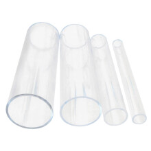 Clear Acrylic Tube 220mm OD, Impact Resistant Round Pipe for DIY and Home Decoration
