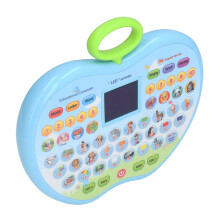 Multifunktionaler Lern-Tablet für Kinder mit LED-Display, Blau, 21x19x3 cm