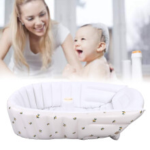 Baby aufblasbare Badewanne mit Olivendesign, faltbar, 90x55x30cm