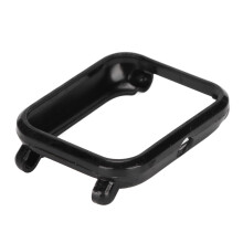 Flexibelt elastiskt stötsäkert fodral för Huami Amazfit Bip U, smalt lätt och elegant lyxigt skyddande ramfodral, perfekt passform med exakta
