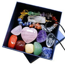 Spiritual Alignment with Natural Crystal, Healing Energy Bracelet Set for Meditation Aid, Positive Emotions and Reiki Healing, Chakra Balance Set for