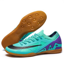 (Green TF, 38) New Men Non-Slip Football Boots FG/TF Soccer Shoes Ultralight High-quality TF Sneakers Cleats Hot-selling Futsal Indoor Match