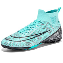 (Moon TF, 45) Men Football Boots Futsal Outdoor FG/TF Professional Unisex Soccer Shoes High-quality Grass Training Sport Ultralight Non-Slip