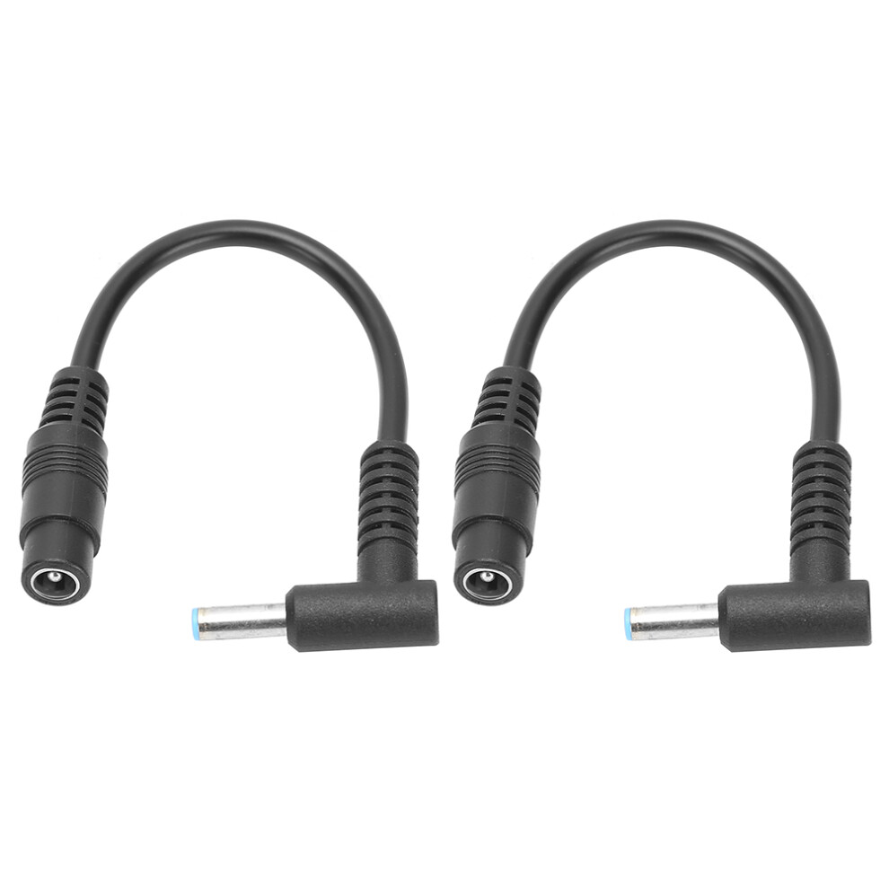 Power Supply Charger Converter Cable Adapter, Dc Power Cable 5.5X2.1mm Female To 4.5X3.0mm Male Connector Tip, Dc Jack For Hp Notebook Replacement 9358999795782