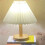 Pleated Table Lamp Bedroom Bedside Personalized Night Light - White USB Charging 7W A1 8