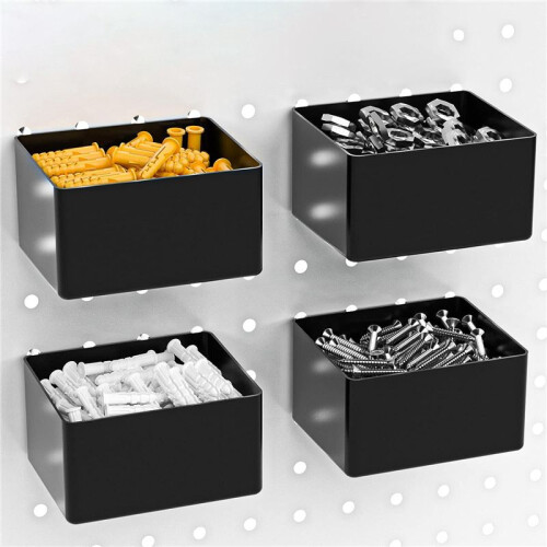 278PCS Peg Board Accessories Peg Board Hooks Set for Organizing Various Tools, 1/8 and 1/4 InchHanging Hooks 2