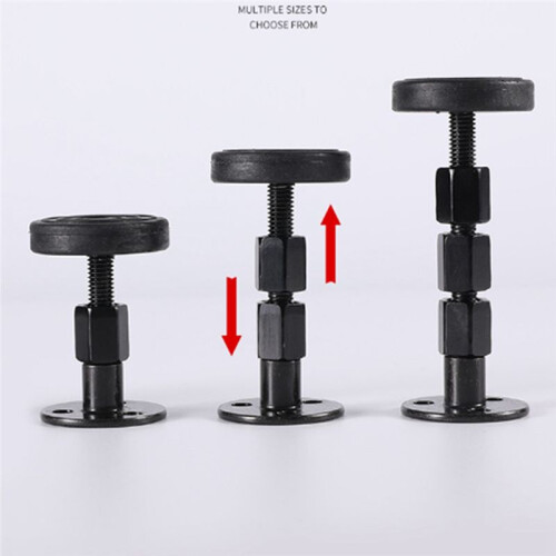 4PCS Headboard Stoppers, Adjustable Threaded Bed Frame Anti-Shake Tool, Bed Shake Support Stabilizer 2