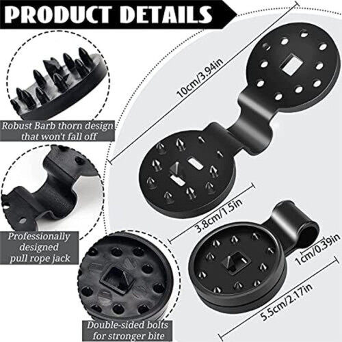 100Pc Shade Cloth Heavy Duty Lock Grip,Removable a 2