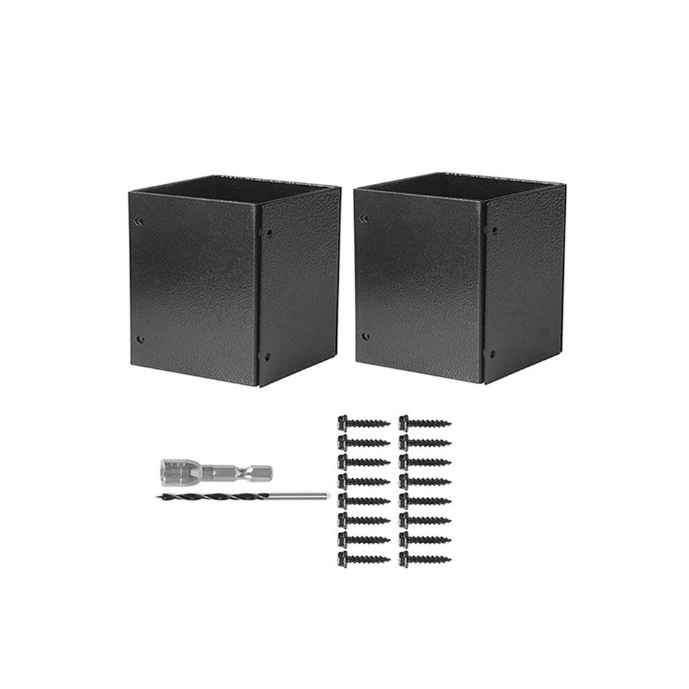 Stainless Steel Adjustable (Range 3.3-6Inch) Post Protector,Protects Wooden Mailboxes Fences From Lawnmower Rain Damage 6033357103456