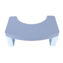 Faltbarer PP-Toilettenhocker, Blau, 39,5x21,5x17,5 cm