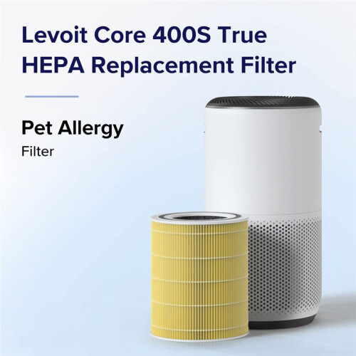Replacement Filter for LEVOIT Core 400S & 400S-RF Air Purifiers, H13 True HEPA and Activated Carbon Filter 1