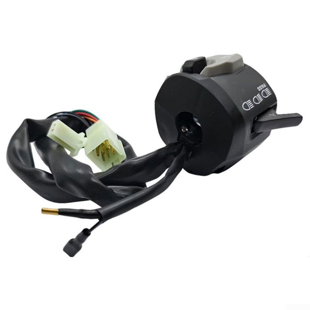 Motorcycle Handlebar Switch With Ignition Button, Waterproof Multifunction Control For Bikes And Scooters 9347817644050