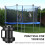 12 Pcs Trampoline Enclosure Pole Cap Trampoline End Cap Trampoline Pole Covers Trampoline Accessories 4