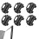 12 Pcs Trampoline Enclosure Pole Cap Trampoline End Cap Trampoline Pole Covers Trampoline Accessories 2