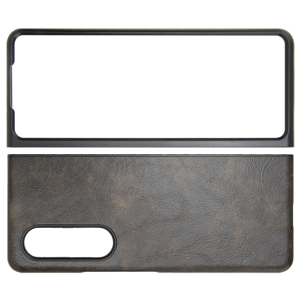 Dustproof Leather Business Case For Galaxy Z Fold 3 Green 4961376454292