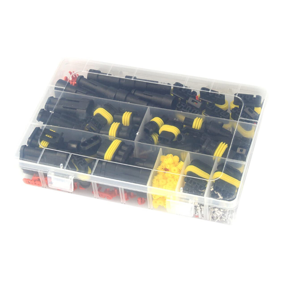 Waterproof Automotive Wire Connector Kit With Assorted Car Electrical Plugs And Multivehicle Compatibility 9382693416070