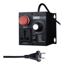AC Motor Speed Controller 120V, Variable Speed Controller Fan Speed Controller,Motor Variable Voltage Regulator, US Plug