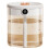 Air Humidifier 2L Capacity Double Nozzle with LCD Humidity Display Essential Oil Diffuser Portable USB,White 1