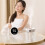 Air Humidifier 2L Capacity Double Nozzle with LCD Humidity Display Essential Oil Diffuser Portable USB,White 4