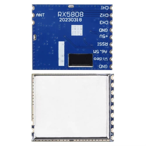 RX5808 5.8G FPV Wireless Audio Video Receiver Module for Boscam Frequency Phase Lock Analog AV Signal Output Board 1