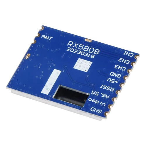 RX5808 5.8G FPV Wireless Audio Video Receiver Module for Boscam Frequency Phase Lock Analog AV Signal Output Board 2