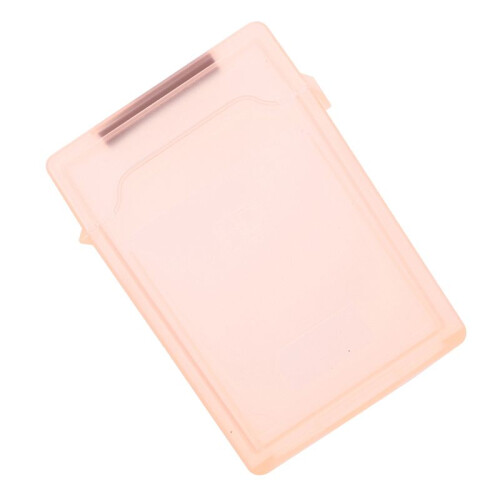 2.in HDD SSD Protective Case Portable Protective Box Plastic Moisture-Proof SSD Hard Disk Protector Dustproof Orange 2