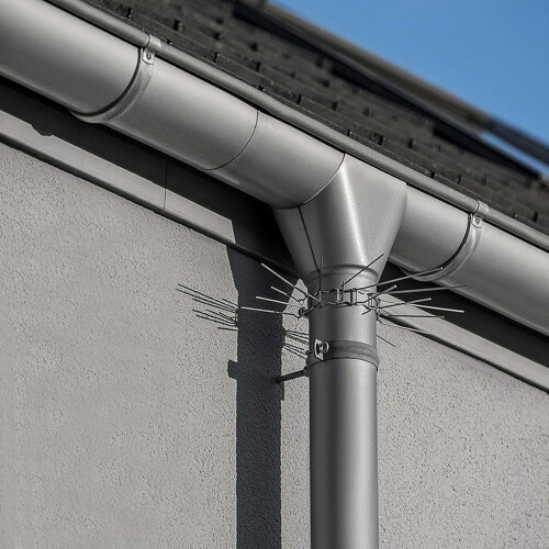 Gutter Guard and Tree Guard Rustproof Spring Steel Cat Marten Barrier Strap for Outdoor Use 1