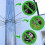 Gutter Guard and Tree Guard Rustproof Spring Steel Cat Marten Barrier Strap for Outdoor Use 4