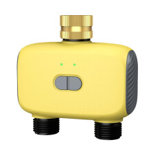 Outdoor Water Timer Dual Outlet Smart App Control Garden Irrigation System with Rain Delay