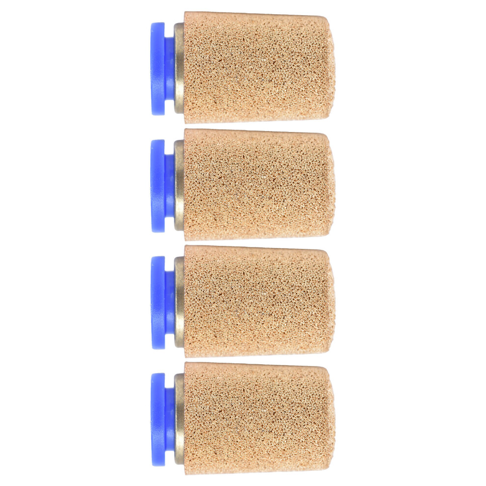4Pcs Brass Abs Pneumatic Mufflers Exhaust Noise Filter Psf-8 7901376456329
