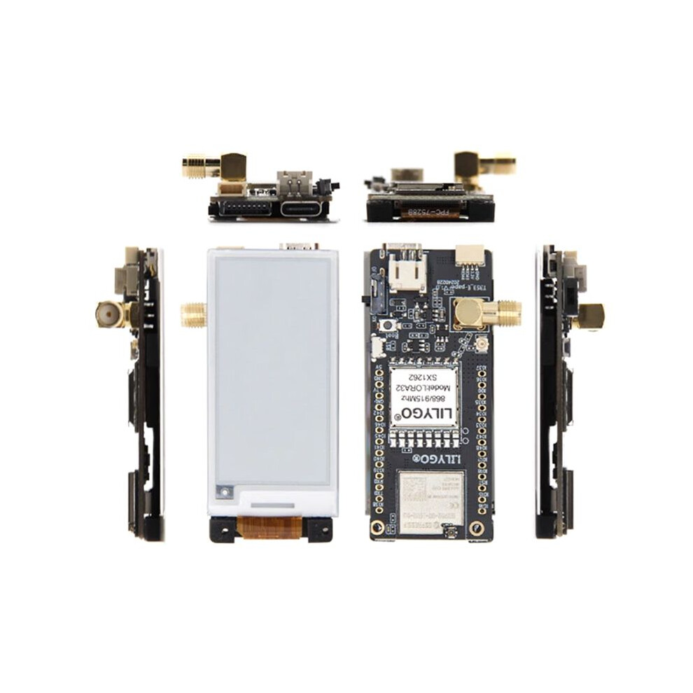 Lilygo T3s3 E-Paper Esp32-S3 Lora 2.13In Ink Screen Development Board Module Sx1280 Sx1262 Sx1276 868Mhz Wireless Module 868Mhz 4713617479300