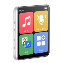 5.0 MP3 Player Full Touch Screen Student Walkman Hifi Sport Music Player Mp4 Video Player Built in Speaker,B