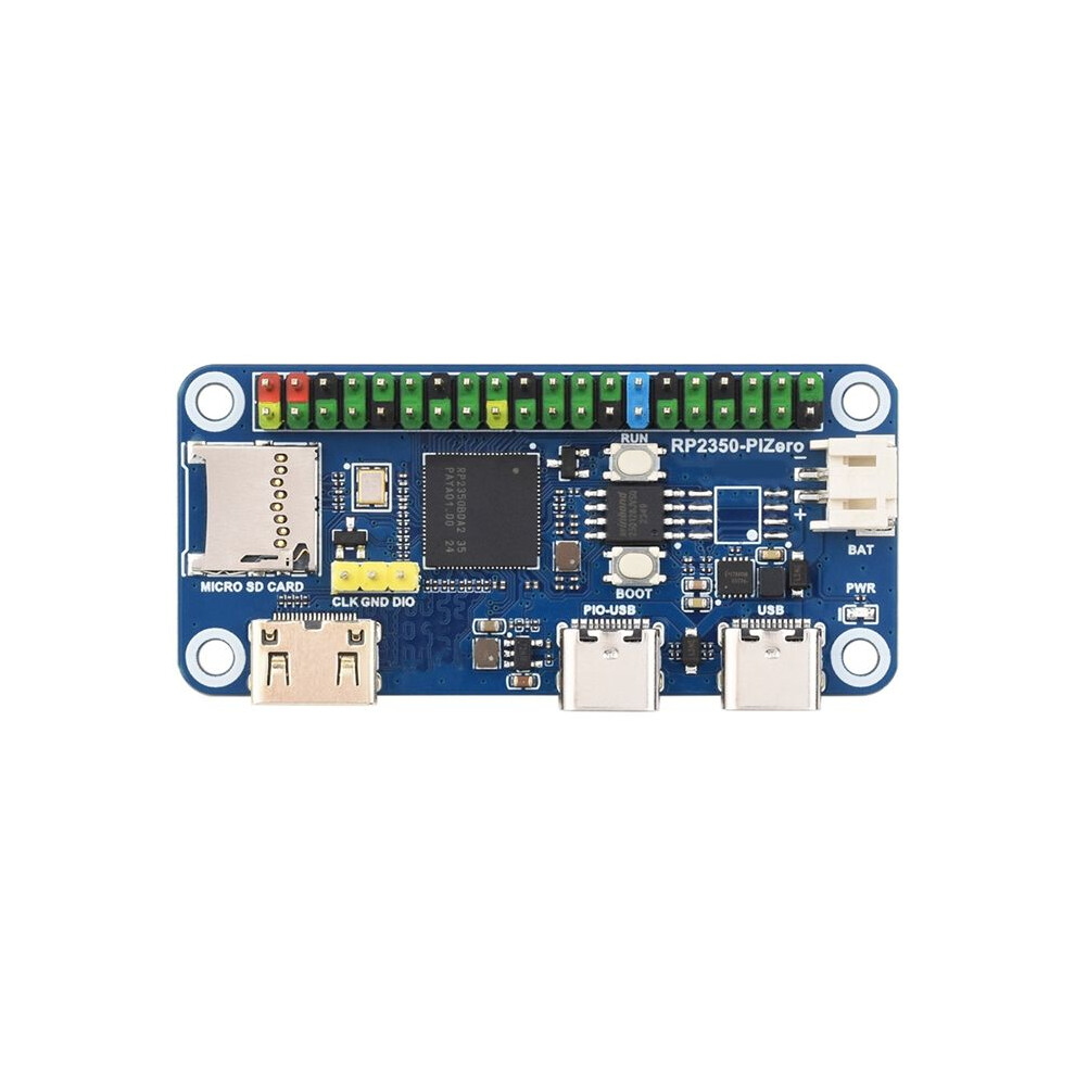 Waveshare Rp2350-Pizero Development Board Rp2350-Pizero Microcontroller 40Pin Gpio Interface For Raspberry Pi 6032029587082