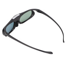 3D LCD Glasses 1080P Wide Angle 178 Rechargeable Black