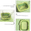 Washbasin Foldable Bath Seat for Newborns - Safe Material, Adjustable Height, Lightweight Design, Portable Baby Bathing Solution 4