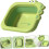 Washbasin Foldable Bath Seat for Newborns - Safe Material, Adjustable Height, Lightweight Design, Portable Baby Bathing Solution 5