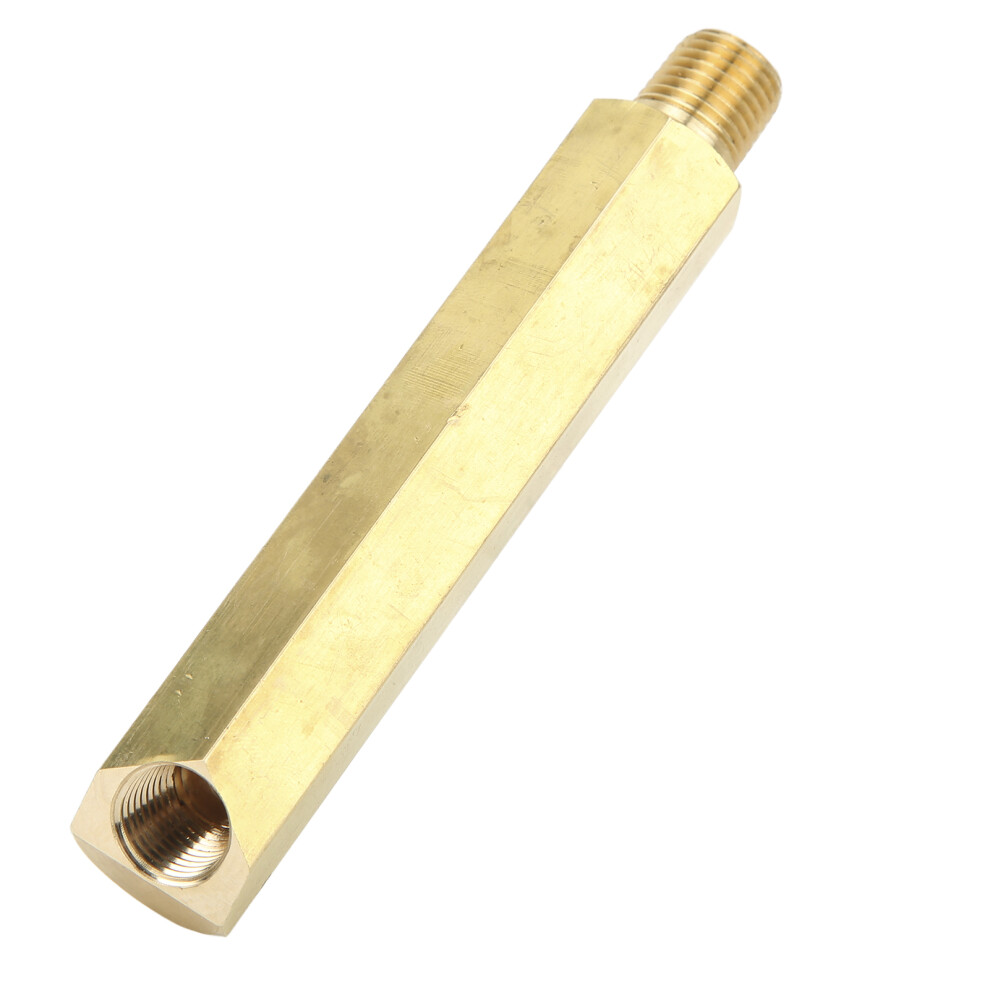 Oil Pressure Gauge Extension Adapter 1/4In Npt Fit For Ford Windsor V8 9341376459384