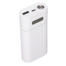 DIY Mobiler Powerbank 2-in-1 21700 Batterie Ladegerät Weiß, Schnellladung